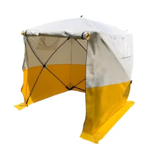 Outdoor Work Tent Quick Tool-Free Setup Square Pop-Up Shelter
