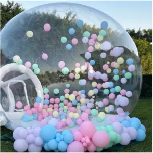 Outdoor Yard Kids Party Jumping Castle Pop up Camping Bubble Tent Inflatable Clear Bubble House Transparent Dome Tent Balloon