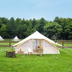 Outdoor Yurt Tent Four-Season 900D Oxford Cloth 2000-3000mm Waterproof Sunscreen Rainproof 1 Room 1 Hall Tent