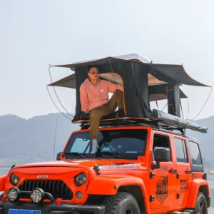 Outdoor self driving car roof tent quick opening portable camping car tent