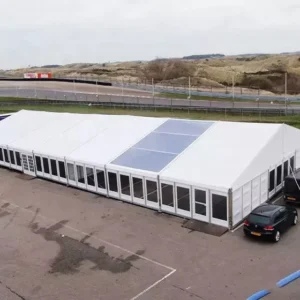Outside Wedding 10 x 25 m Marquee Tent for 250 People, Romantic A-Frame Party Tent