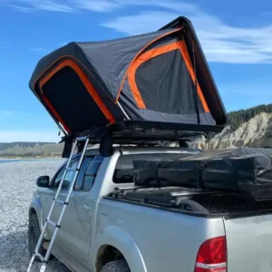 Overland Aluminum Hard Shell Double Layer Waterproof Lightweight 1-2 Person Oxford Rooftop Tent
