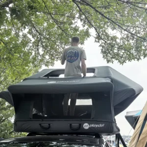 Overland Car Roof Tent SUV Camping Roof Top Camper with Annex Tent for Sale