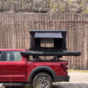 Overland Lightweight Rooftop Tent 2 3 Person Full Aluminum Shell Hard Top Roof Top Tent Car Hardshell Rooftop Tent for Camping