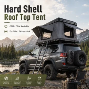 Overland Waterproof Hard Shell Roof Top Tent Pop up Car Roof Tent Rooftop Tent for SUV 4×4