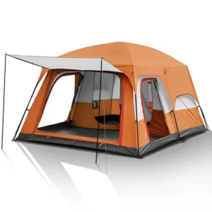 Overlanding Two Rooms One Hall Family Tent Large Waterproof House Tent for Pickup Truck Trip and Travel