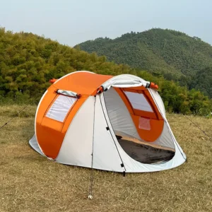 Oxford Cloth Automatic One Bedroom Tent 2000mm Waterproof Breathable Portable Camping Tent For Summer Outdoor Use