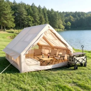 Oxford Fabric Air Beam Four Season Lightweight Portable Glamping Tent Quick Automatic Opening 3x4x2m One Living Room Bedroom
