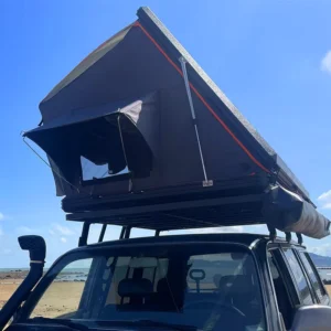 Oxford Fabric Aluminum Alloy Hard Shell Rooftop Tent for SUV Truck Four Season Waterproof UV Windproof Camping Quick Automatic