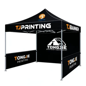 Oxford Fabric Folding Canopy Tent Single Side Print Tear Resistant Outdoor Branding Tent US AU Stock