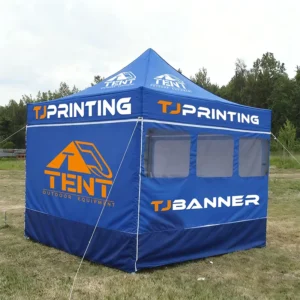 Oxford Fabric UV-Printed Outdoor Trade Show Tent Custom Food Vendor Booth