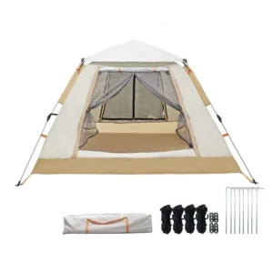 Oxford Four season Waterproof Glamping 210D Oxford One Bedroom Tent Outdoor Camping Beach Automatic Quickly Open Portable