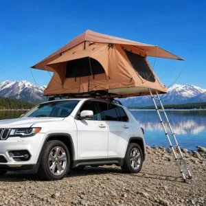 Oxford Soft Rooftop Tent Waterproof Automatic Opening Four-Season Lightweight 2 Person Car SUV Truck
