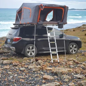 Oxford Waterproof Sunscreen Aluminum Hard Shell Tent for Outdoor Camping for 4×4 Offroad Includes Ladder Accessory