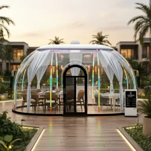 PC Bubble House Transparent Glamping Tent for Resort Hotel Manufacturer Supply