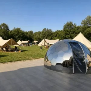 PC Clear Panel Dome Tent for Car Camping Adventure