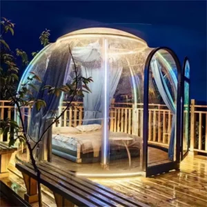 PC Dome Tent House, Wind Resistant, Waterproof, for Outdoor Safari Glamping and Parties