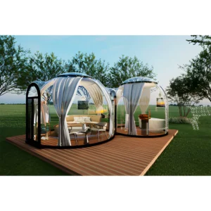 PC Material Starry House Outdoor Glamping Dome Tents PC Home Hotel Clear Igloo Geodesic Dome House Bubble Room