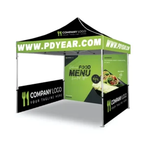 PDYear Custom Outdoor Aluminum Frame Trade Show Family Dinner Tent Folding Promotion Canopy Gazebo 500D Oxford Windproof UV