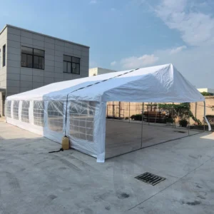 PE 8x12m Wedding and Party Tent with Removable Waterproof Sidewalls and Canopy for Outdoor Events