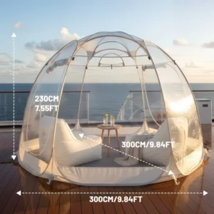 PVC Bubble Dome Tent for Courtyard and Night Sky Viewing