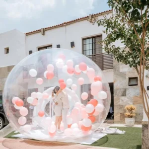 PVC Clear Inflatable Igloo Dome Bubble Tent for Outdoor Weddings, Parties, Kids, and Adults