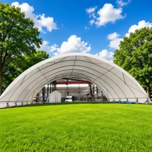 PVC Fabric Dome Industrial Shipping Container Shelter Storage Canopy Tent