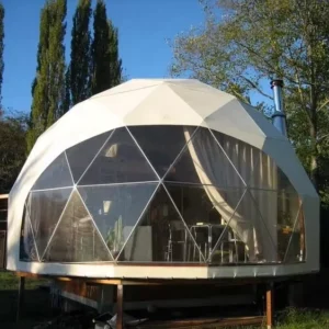 PVC Fabric Glamping Hotel Tents Garden Dome for Camping