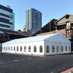 PVC Four-Season Waterproof Fire Retardant UV Resistant Double PVC-Coated Tent 20×20 40×60 40×80 White Wedding Party