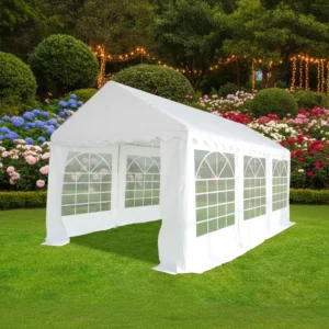 PVC Four season Wedding Party Tents Steel Frame UV Resistant Fire Retardant Windproof Features Customizable Sizes for Outdoor
