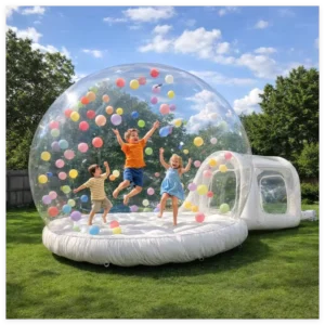 PVC Inflatable Clear Bubble Bounce Tent for Kids and Adults, Party and Event Rental