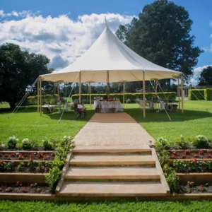 PVC Pole-supported Canopy Tent Banquet Ceremony Wedding Event Outdoor Awning Activity Shed Camping Glamping Four-season