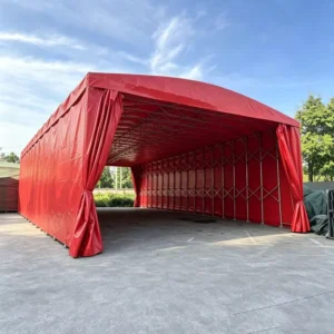 PVC Retractable Tent Heavy duty Steel Single layer Design Sunshade Outdoor Activities Weddings Trade Shows Exhibitions