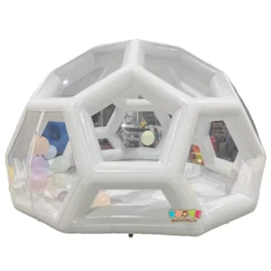 PVC Transparent Inflatable Bubble House Tent with Starry Sky Spherical Enclosed Design for Camping