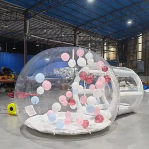 PVC Transparent Inflatable Dome Bubble House Kids Party Large Camping Tent