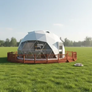 PVC Transparent Spherical Glamping Tent 6 8 Person 3000mm Waterproof Windproof Camping Hotel Scenic Resort OEM
