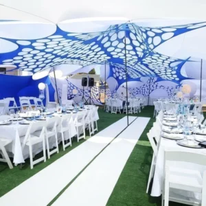PVC Waterproof Four-Season Outdoor Stretch Tent Event Marquee Canopy Wedding Party Festival Quick Automatic Opening