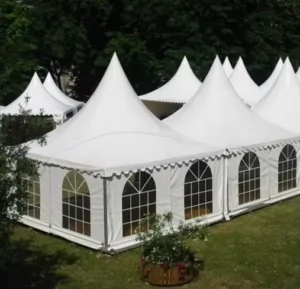PVC Wedding Party Marquee Tent with Aluminium Frame, Four-Season Waterproof Fireproof