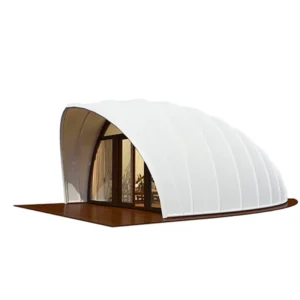 PVDF Shell Shape Tent for Glamping Hotel Camping Safari Resort