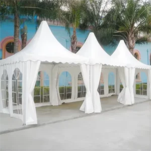 Pagoda Tent Waterproof PVC Heavy Duty Aluminum Frame Outdoor Marquee for Wedding Party Exhibition Trade Show Catering UV
