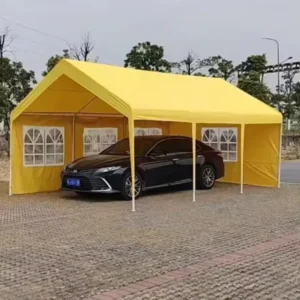 Parking Canopy Tent Steel Frame Easy Operation Sunscreen Dustproof Waterproof Heat Insulation Outdoor Vehicle
