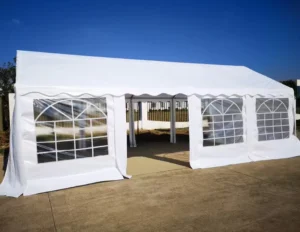 Party Event Wedding Tent with Long Span Galvanized Frame PVC Fabric Four-Season Waterproof Two Bedrooms