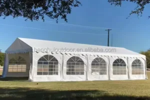 Party Tent Canopy for Outdoor Wedding with Heavy Duty Design and Removable Waterproof Sidewalls