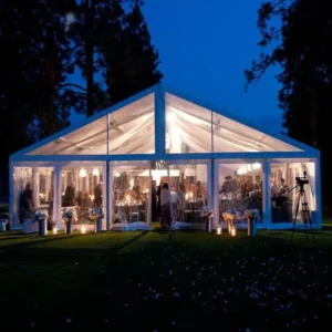 Party Tent Transparent PVC Trade Show Marquee Teepee Outdoor Event Tent With Accessories