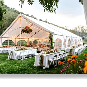 Party Tent and Chairs 6×12 20×40 Heavy Duty Large Tents 20 X 40 Wedding Commercial Luxury 10×20 Waterproof