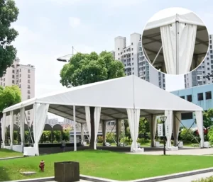 Party Tents for Events Outdoor Luxury Square Stainless Steel Powder Coated Metal Garden Planters