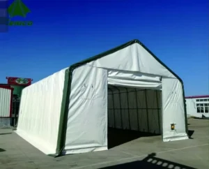 Peak Style HD Fabric Storage Shelters Warehouse Tent Hangars