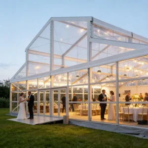Permanent Aluminum Wedding Tent Durable Anti Snow Windproof Flexible Space For Outdoor Gathering Catering Event