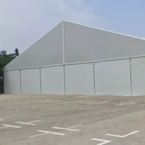 Permanent Outdoor Storage Tent Waterproof PVC Windproof Aluminum