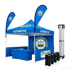 Personalized Logo Four Season Folding Canopy 3×3 Custom Tent Flag Outdoor Event Waterproof Oxford 800D Iron Aluminum Alloy Tent